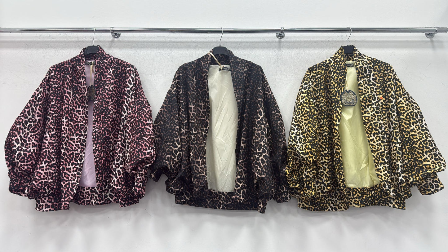 Giacca oversize leopardata🐆