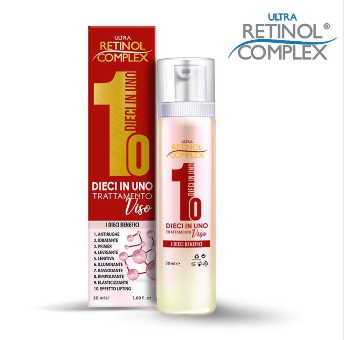 Retinol complex trattamento viso 10 in 1