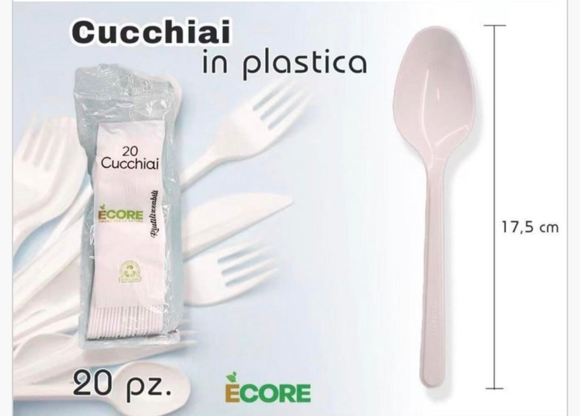 Cucchiai in plastica