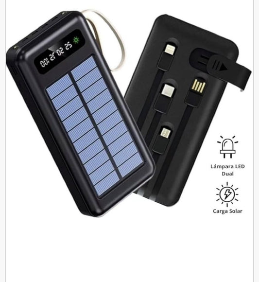 Powerbank Solare con tutti i cavi