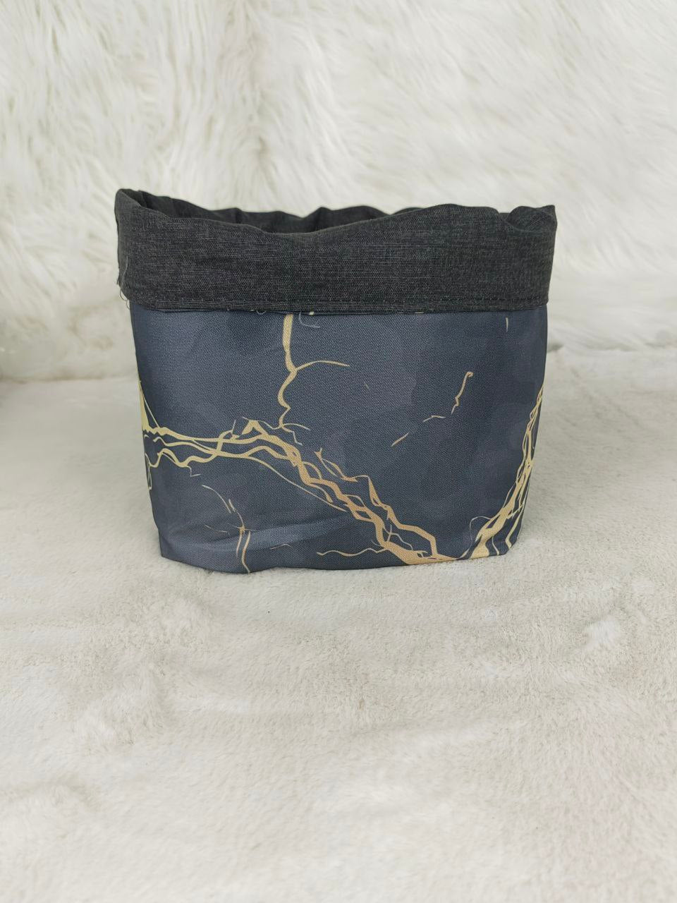 Cestino porta cialde o capsule effetto marmo.Stile e ordine sulla tua postazione caffè.