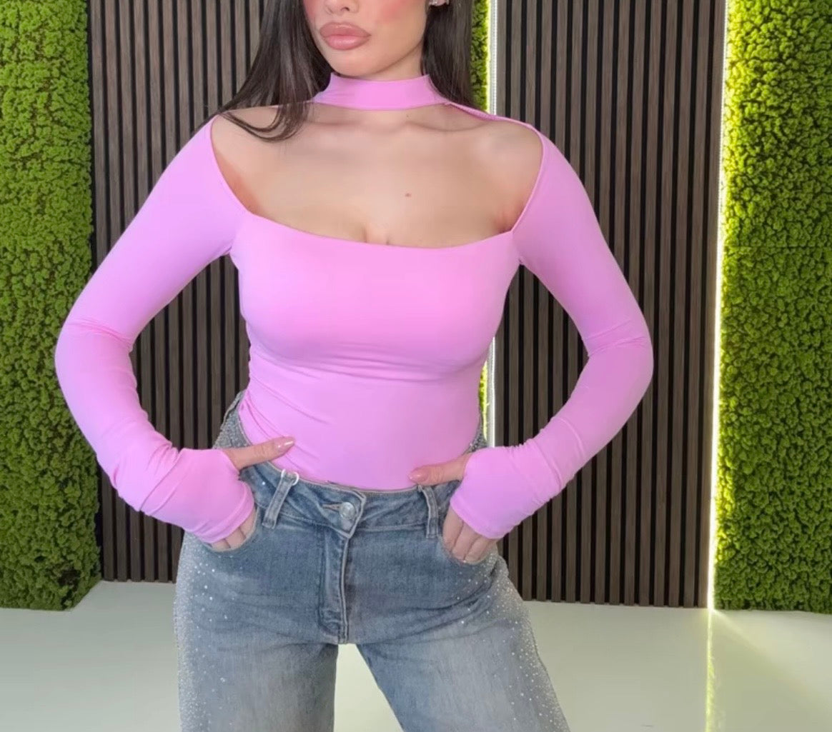 Body collana con manicotti