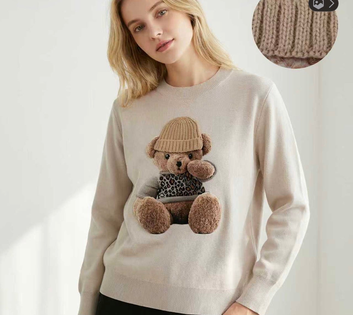 Maglioncino con orsacchiotto