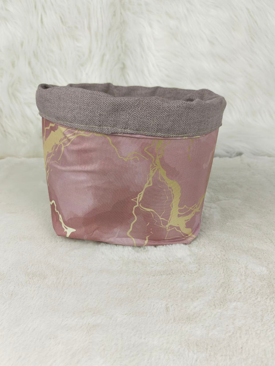 Cestino porta cialde o capsule effetto marmo.Stile e ordine sulla tua postazione caffè.