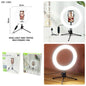 Ring Light DK-1283 con treppiede.
Diametro 26cm, Max Power 14W.
Treppiede incluso. Ottima per video e foto.