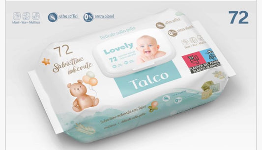 Salviettine multiuso talco