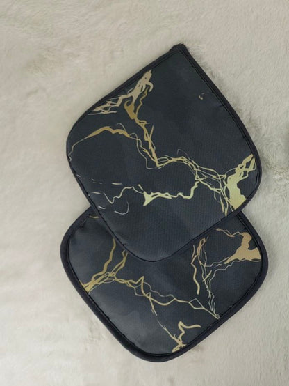 Coppia di presine effetto marmo