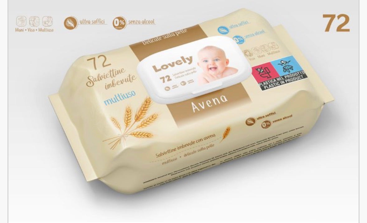 Salviettine multiuso avena