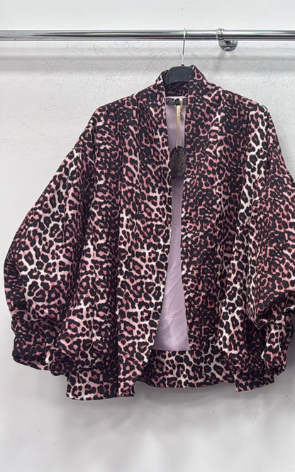 Giacca oversize leopardata🐆