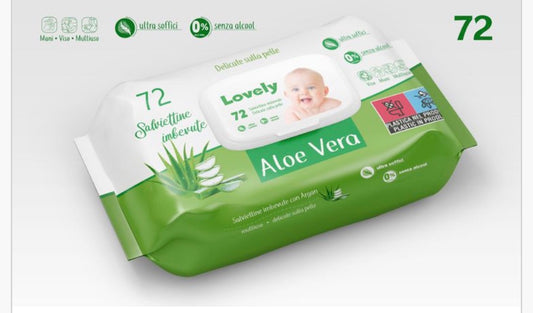 Salviettine multiuso aloe vera