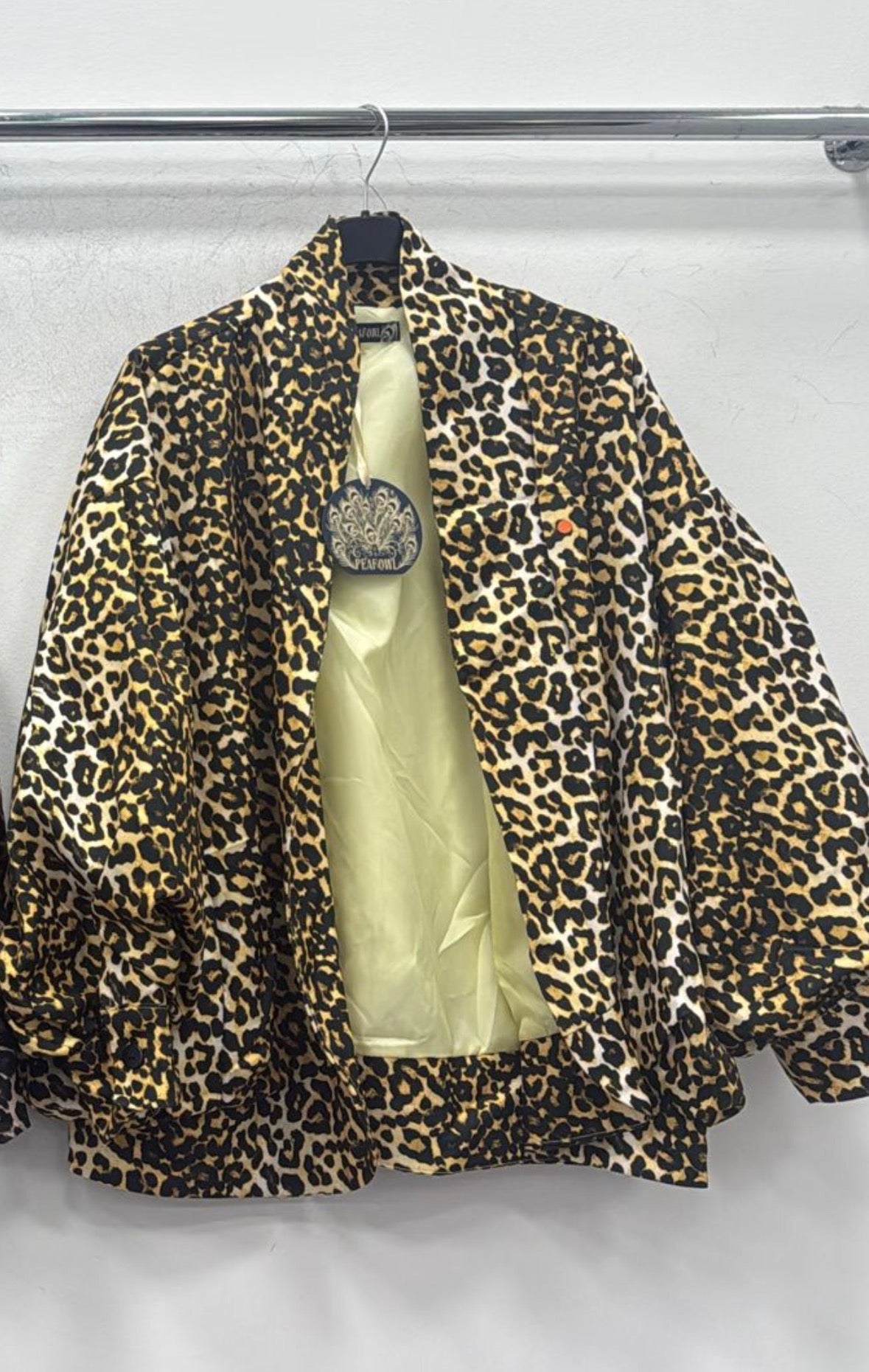 Giacca oversize leopardata🐆