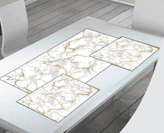 Tris di centri effetti marmo