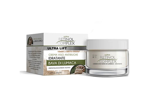 Retinol Complex Crema Viso Antirughe alla Bava di Lumaca 50ml