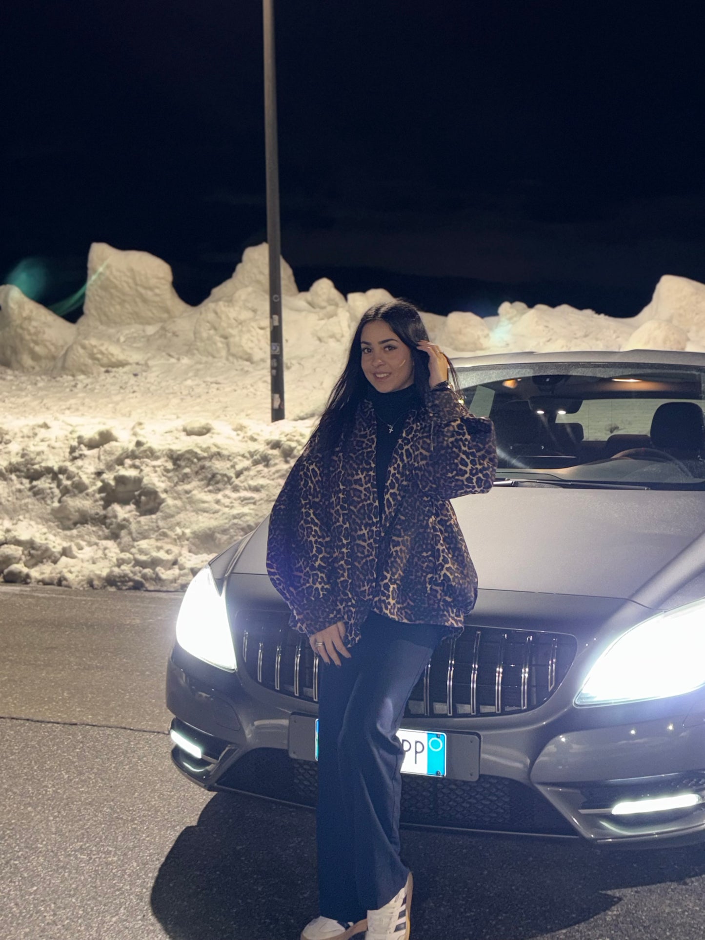 Giacca oversize leopardata🐆