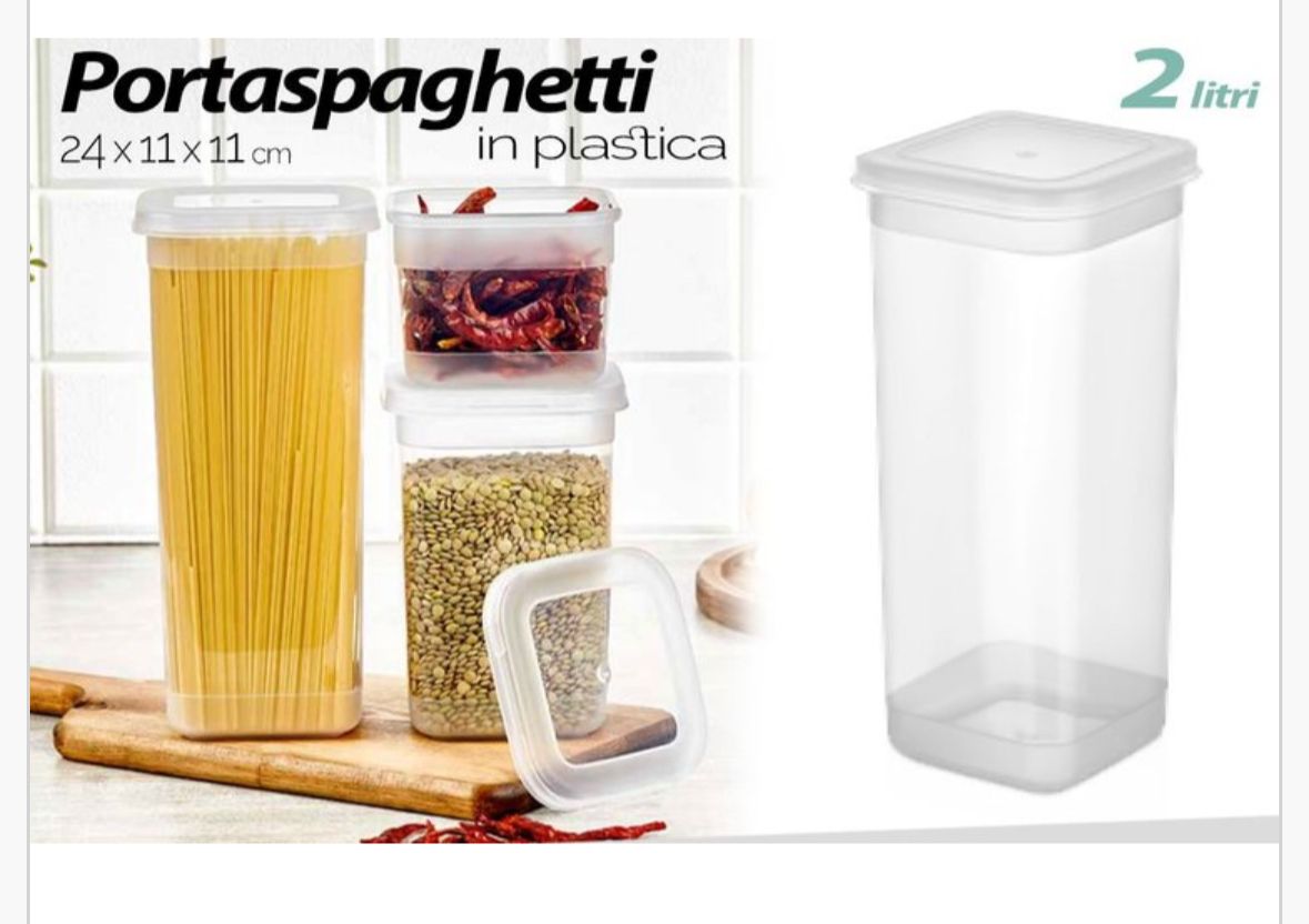 Porta spaghetti in plastica