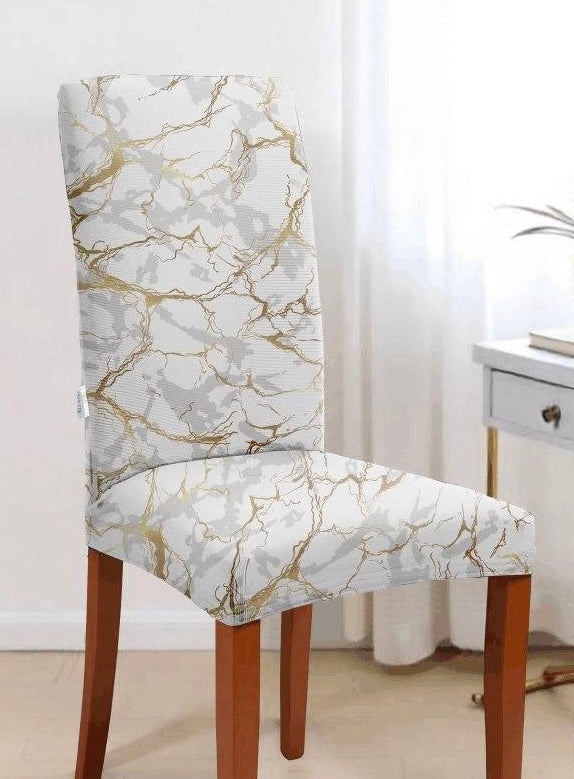 Copri sedia effetto marmo
