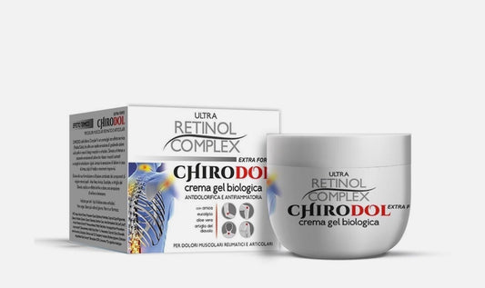 Crema Gel Antidolorifica ChiroDol Retinol Complex Effetto Termico Caldo Freddo